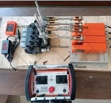 6 Joystick Hydraulic Control Valve 12V-24V, Directional Spool for Truck Crane Remote, Weight Lifting