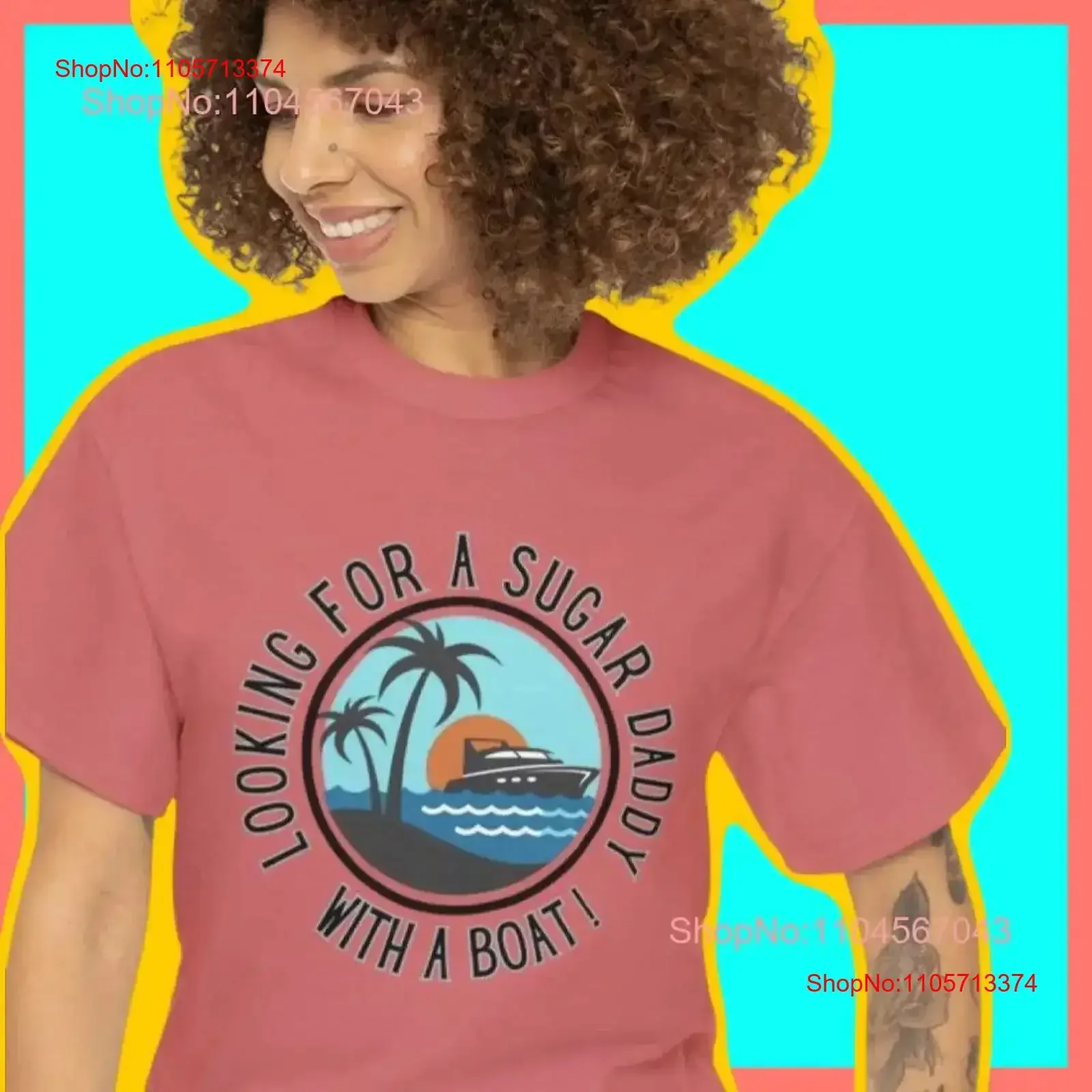 Looking for a Sugar Daddy Yacht Boat Gold Digger T Shirt vintage Washed Stylish designer clothes streetwear Casual fashion
