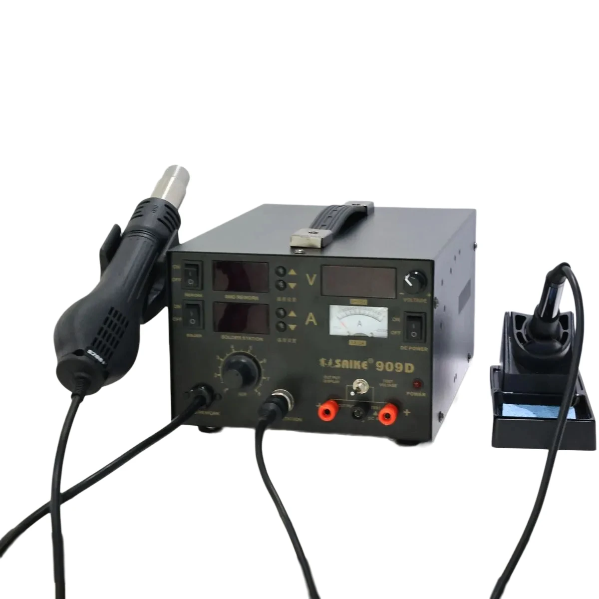 SAIKE 909D High-Power 700W Hot Air Blower for SMD Rework with Ceramic Heating Element