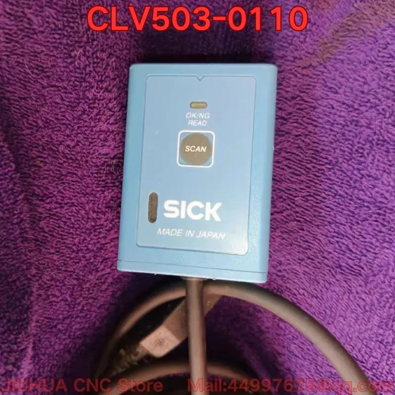 Second-hand CLV503-0110 barcode scanner function test is normal