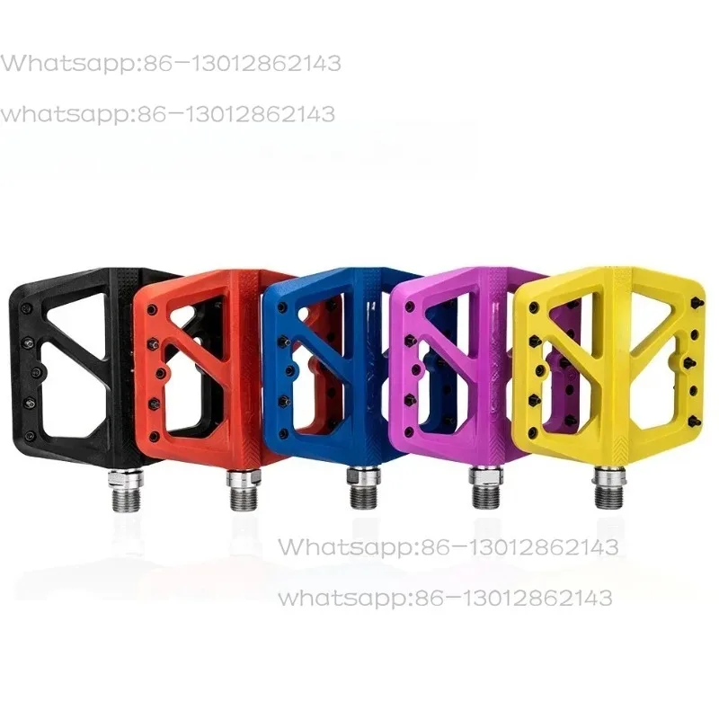 

Nylon Bike Pedals with Bearings, Mountain Bicycle Replacement Cycling Pedal Accessories