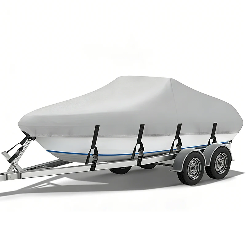Durable 600D Waterproof Boat Cover Dustproof Anti Wind Outdoor Yacht Protector