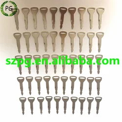 50PCS Toynew A62597 Key 57591-23330-71 For Toyota Forklift Fork-Lift Heavy Equipment Ignition Starter Switch
