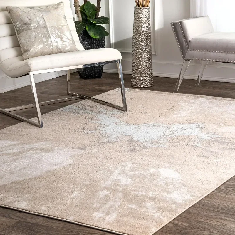 

Contemporary Abstract Area Rug, bedroom decor nice-looking and utilitarian