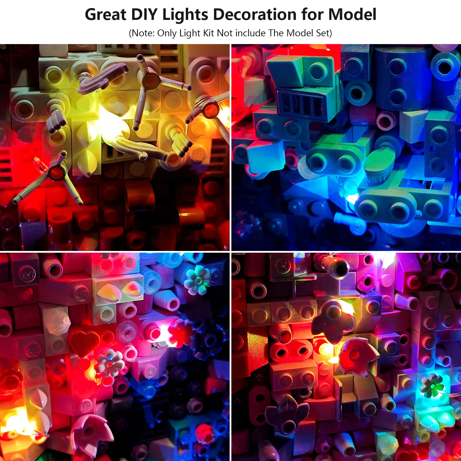 BRIXSPARK LED-Lichtset für Lego 31212, USB DIY-Lichtset für Lego Milchstraßen-Galaxie MOC Bausteine, Bausteine nicht enthalten