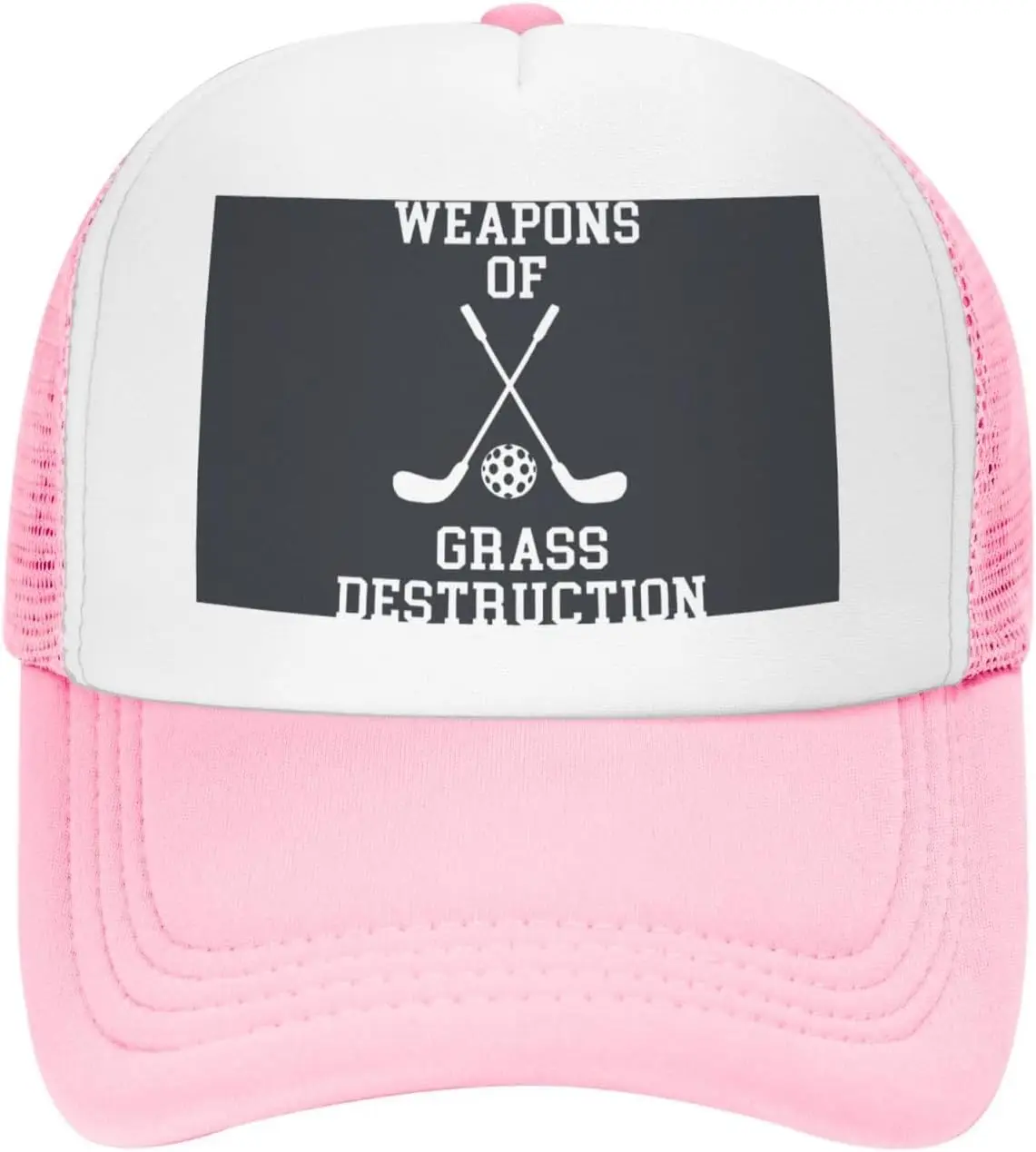 Weapons Of Grass Destruction Golf Trucker Hat Breathable Mesh Back Adjustable Sun Cap