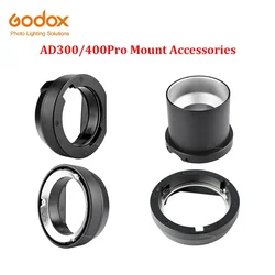 Godox Flash AD400Pro Bowens Elinchrom Porfoto Mount Interchangeable Ring Adapter for AD400 Pro AD300 Pro Flash Accessories