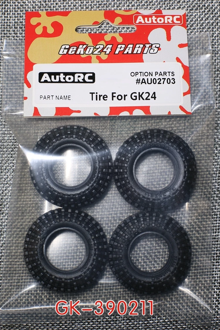 1/24 Rc Crawler Model Car Gk24 Au02703 Tubeless Tires 39 36.5 33mm