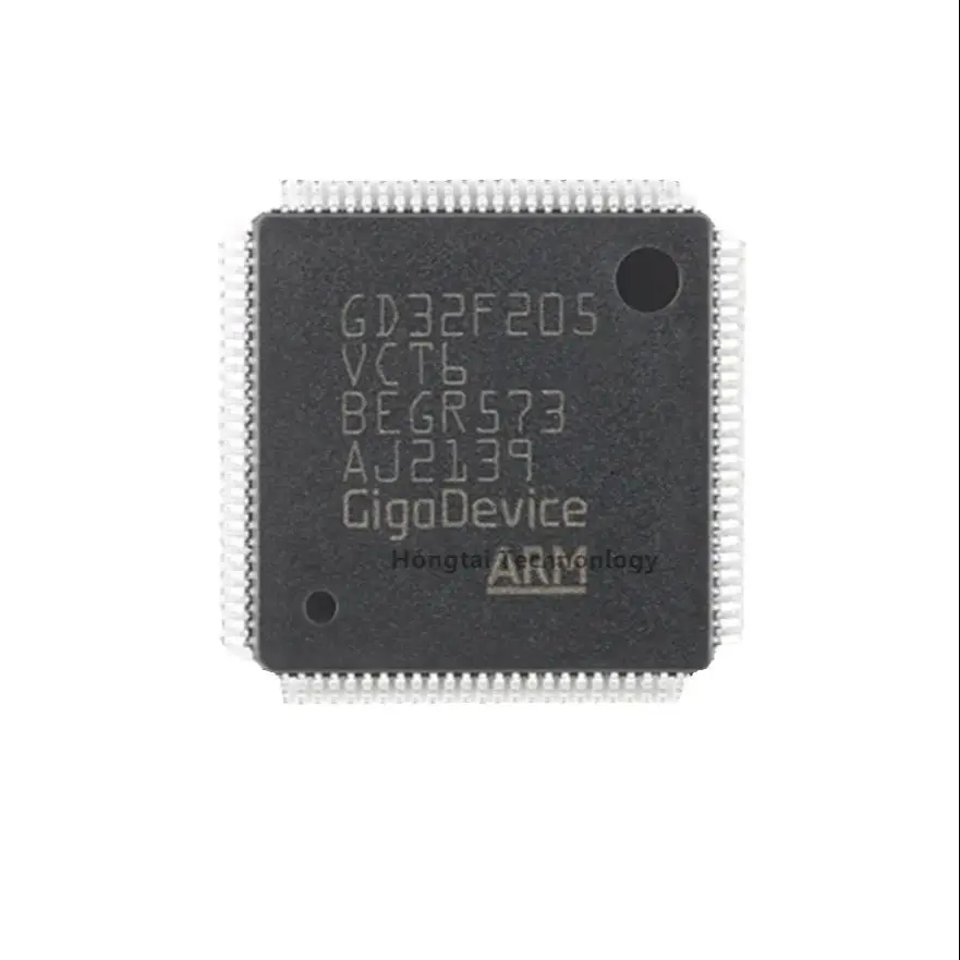 Hongtai Technology New Original GD32F205VCT6 LQFP-100 ARM Cortex-M3 32-bit Microcontroller-MCU Chip