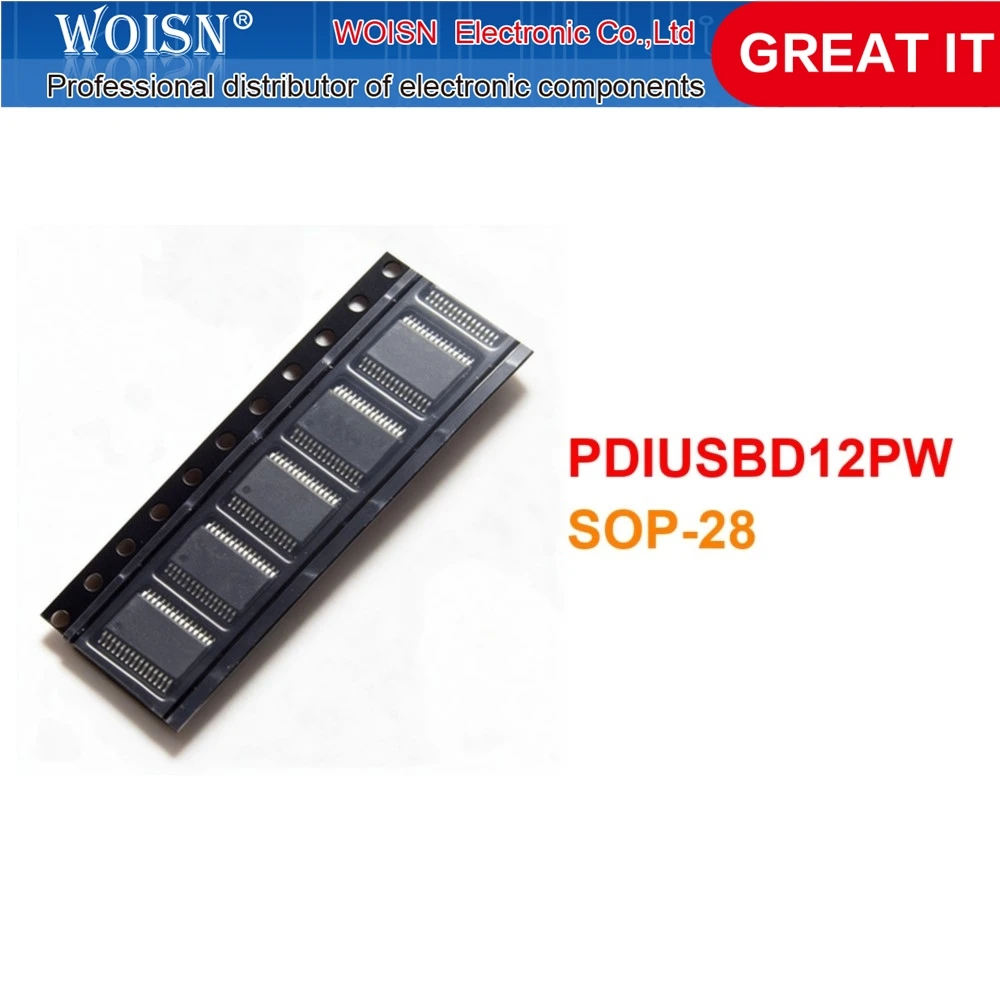 (5-10piece) PDIUSBD12PW PDIUSBD12 sop-28 Chipset