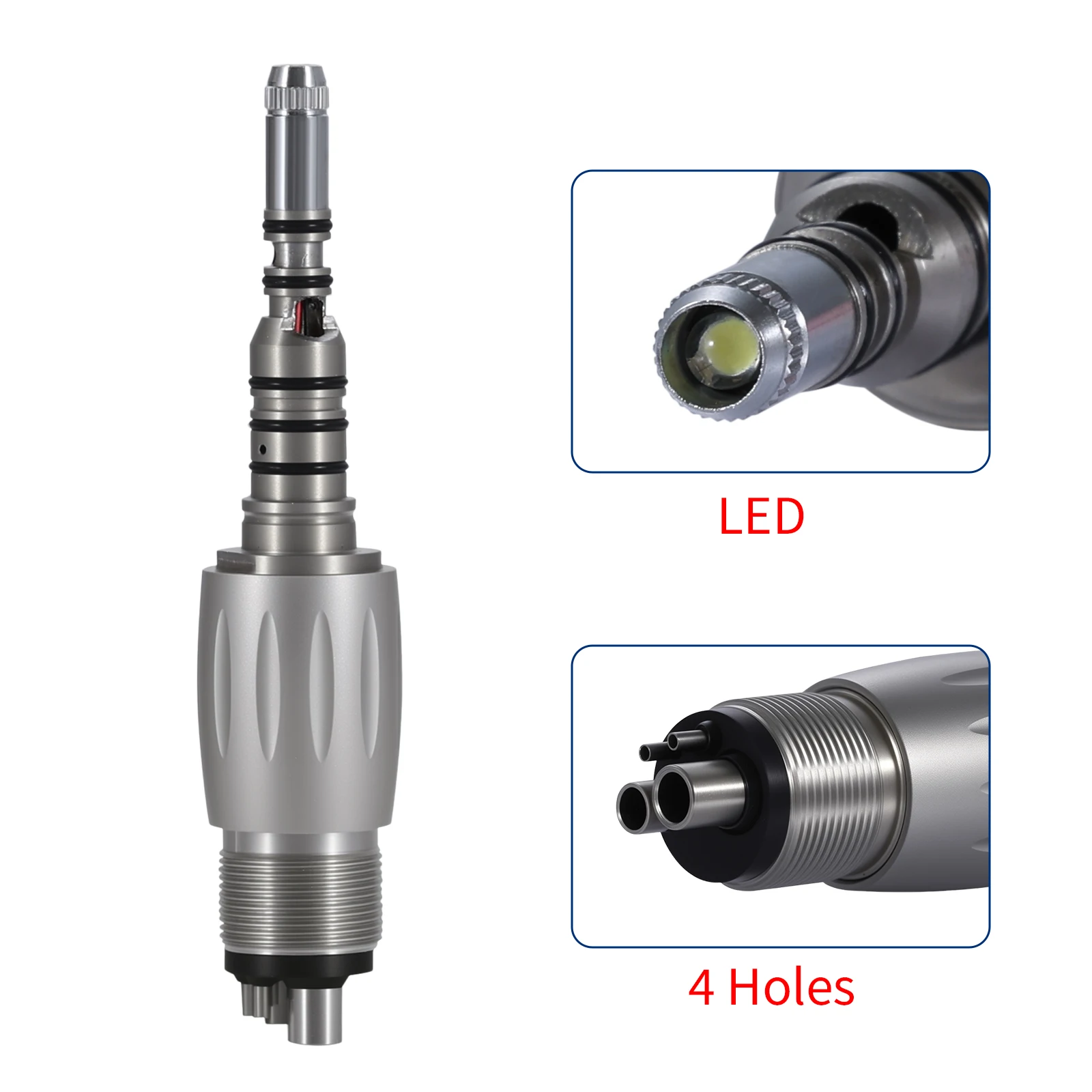 

Dental MULTIfex LUX 4 hole Quick Coupling For KAVO Fiber Optic LED Dentistry Turbine High Speed Handpiece
