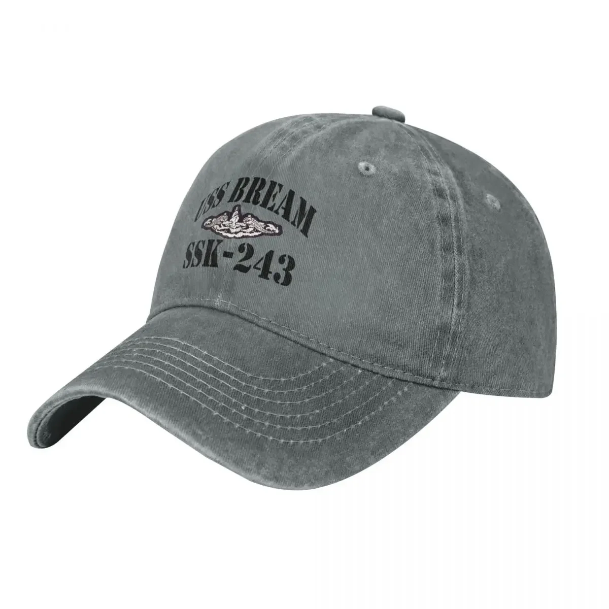 

USS BREAM (SSK-243) SHIP'S STORE Baseball Cap men's big size hat Winter hat Wild Ball Hat winter hats for men Women's Men's