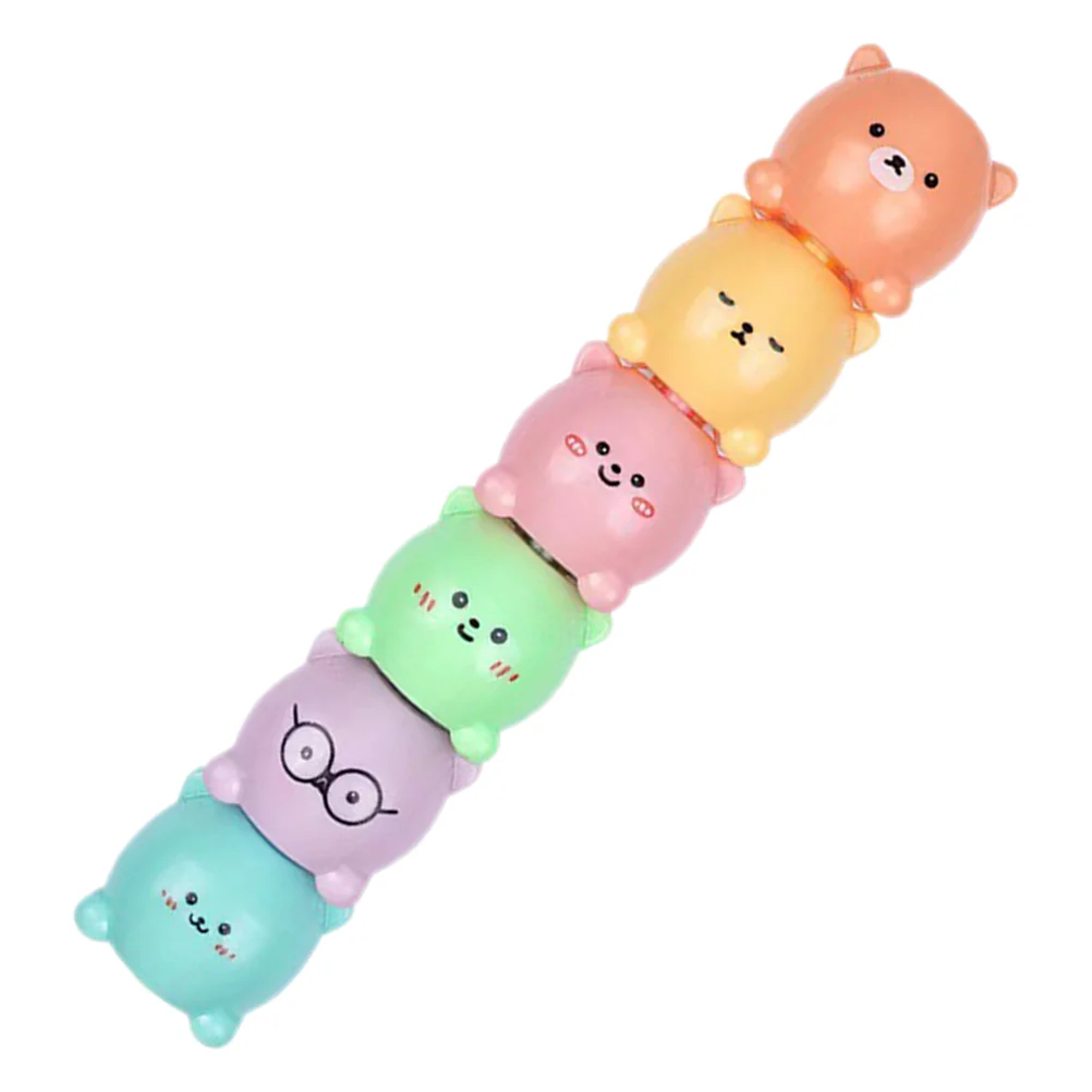 Bär Textmarker Scrapbook Marker Stift Textmarker Tragbares Lesezeichen Student