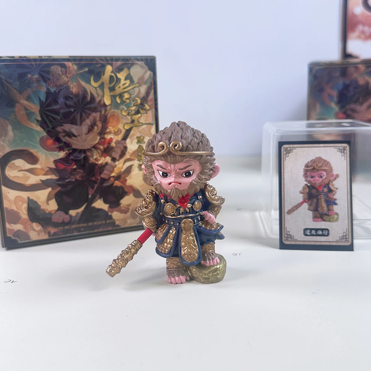 black Mythic Wukong Blind box Action figure made by hand rim Jointly signed Furniture for display Birthday present Surprise gift