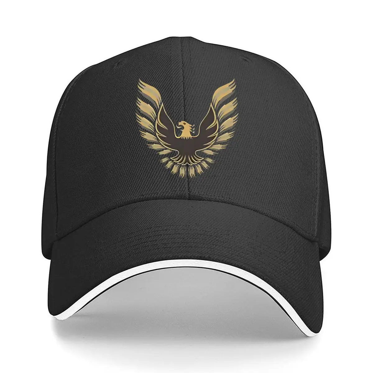 Firebird Phoenix Bird Emblem Graphic Sandwich Baseball Cap