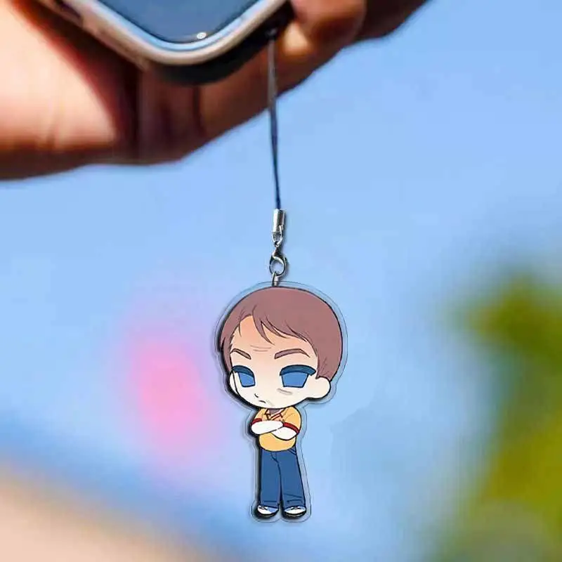 Game Mondwater Cosplay Sleutelhanger Unisex Acryl Sleutelhanger Sleutelhanger Touw Telefoonketting Tas Hanger Accessoires Prop