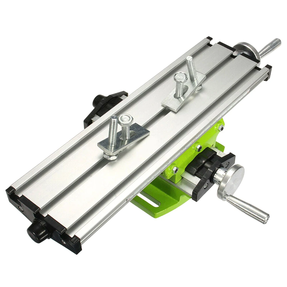 

Milling Machine Work Bench Multifunctional Precise Hardware Fixture Adjustment Working Table for Mini Drill and Drill Bracket