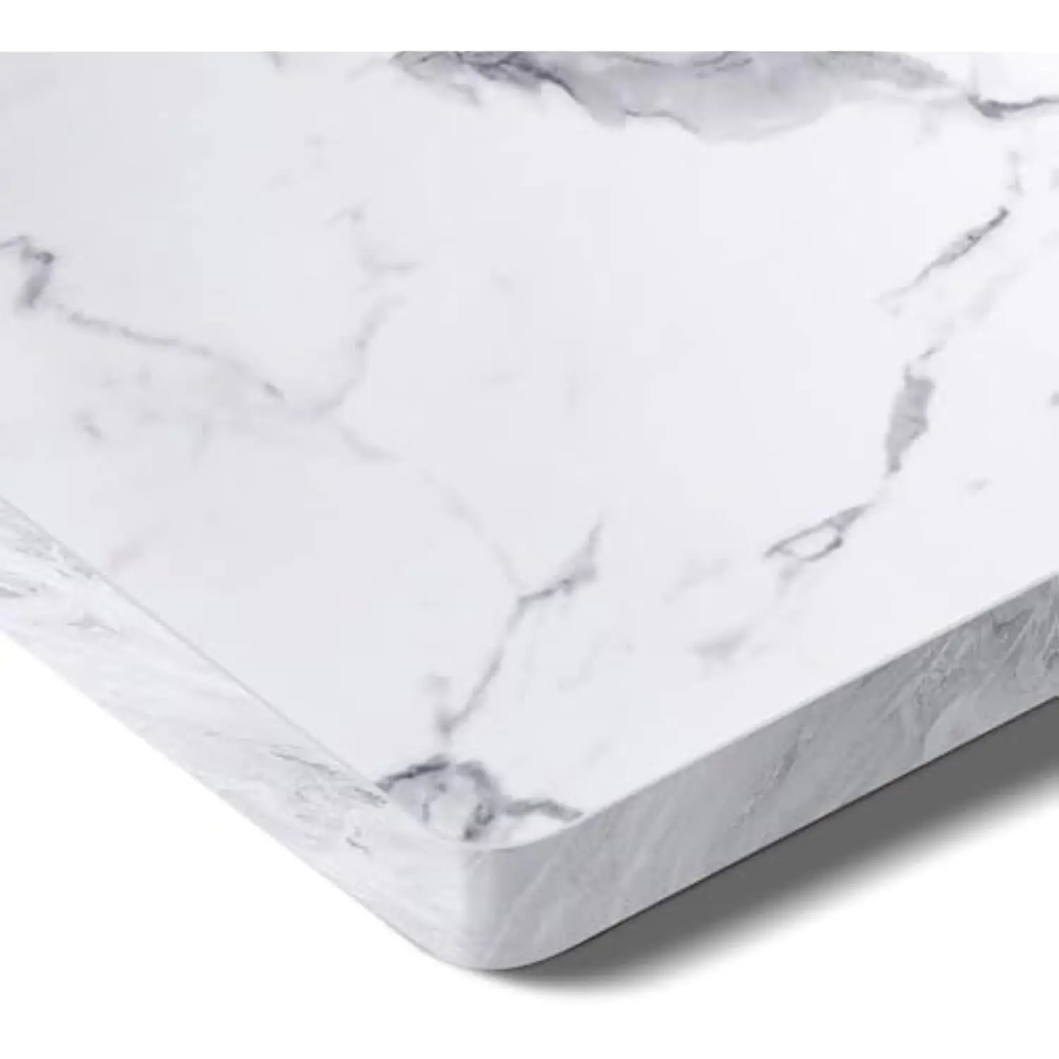 

Whole-Piece Particle Board Table Top for Standing Desk and Home Office Desk DIY, 48x24x1 Inch Marble Grey Desk Top