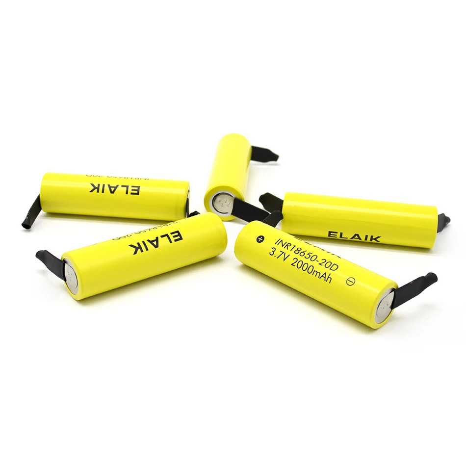 Batterie au lithium 18650 V, 3.7 mAh, aste, résistance interne, petite taille, DIY + 20D-feuille de dégrad, nouveauté 2000