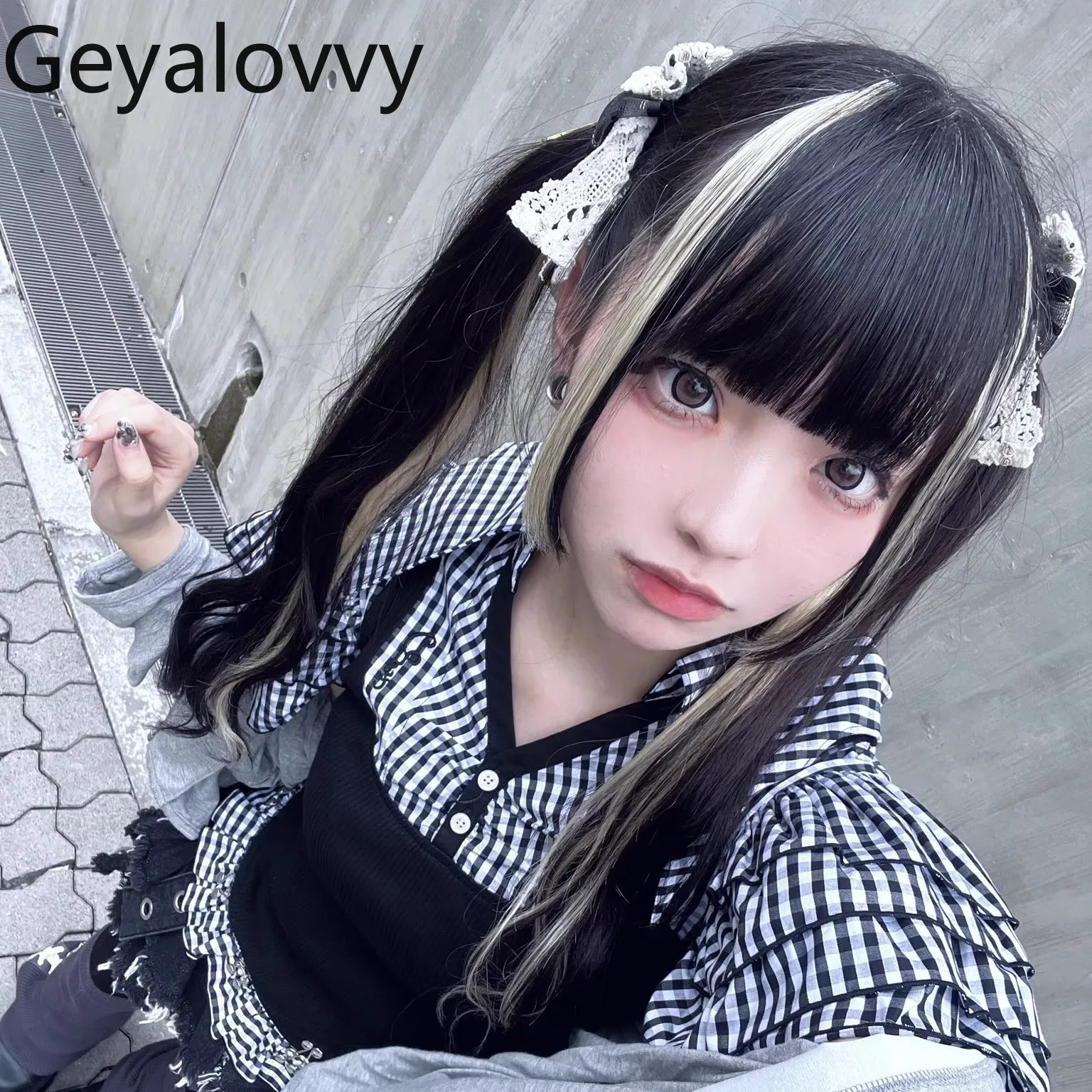 الأصلي اليابانية الجديدة القوس يطير الأكمام ثقافة فرعية الأصلي منقوشة قميص مزاجه التلبيب فقاعة قصيرة الأكمام بلوزة الفتيات