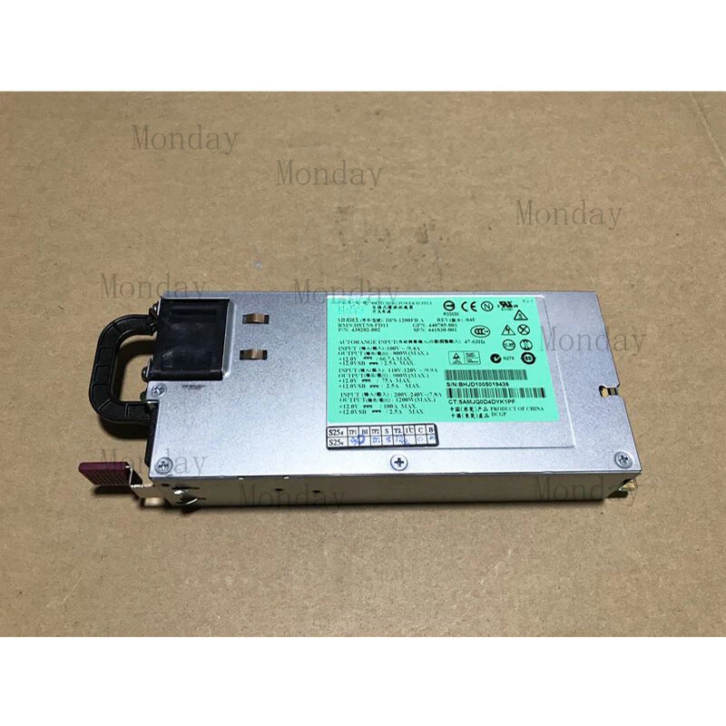 

W FOR 1200W Server Power Supply DPS-1200FB A 438202-002 For HP DL580 G5