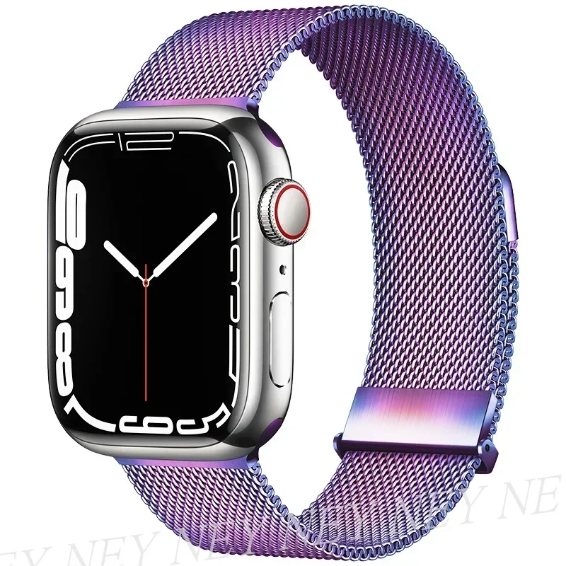 Mailänder Schlaufe für Apple Uhren armband 44mm 40mm 45mm 41mm 42-38-44mm Armband Ultra 2 49mm Metallbänder iwatch Serie 9 8 7 6 se 5 4 3