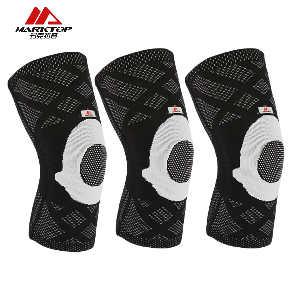 

1pcs Marktop Sports Knee Pads Training Elastic Knee Support knee protect Sports Safety Running Cycling Knee Pad Sleeve