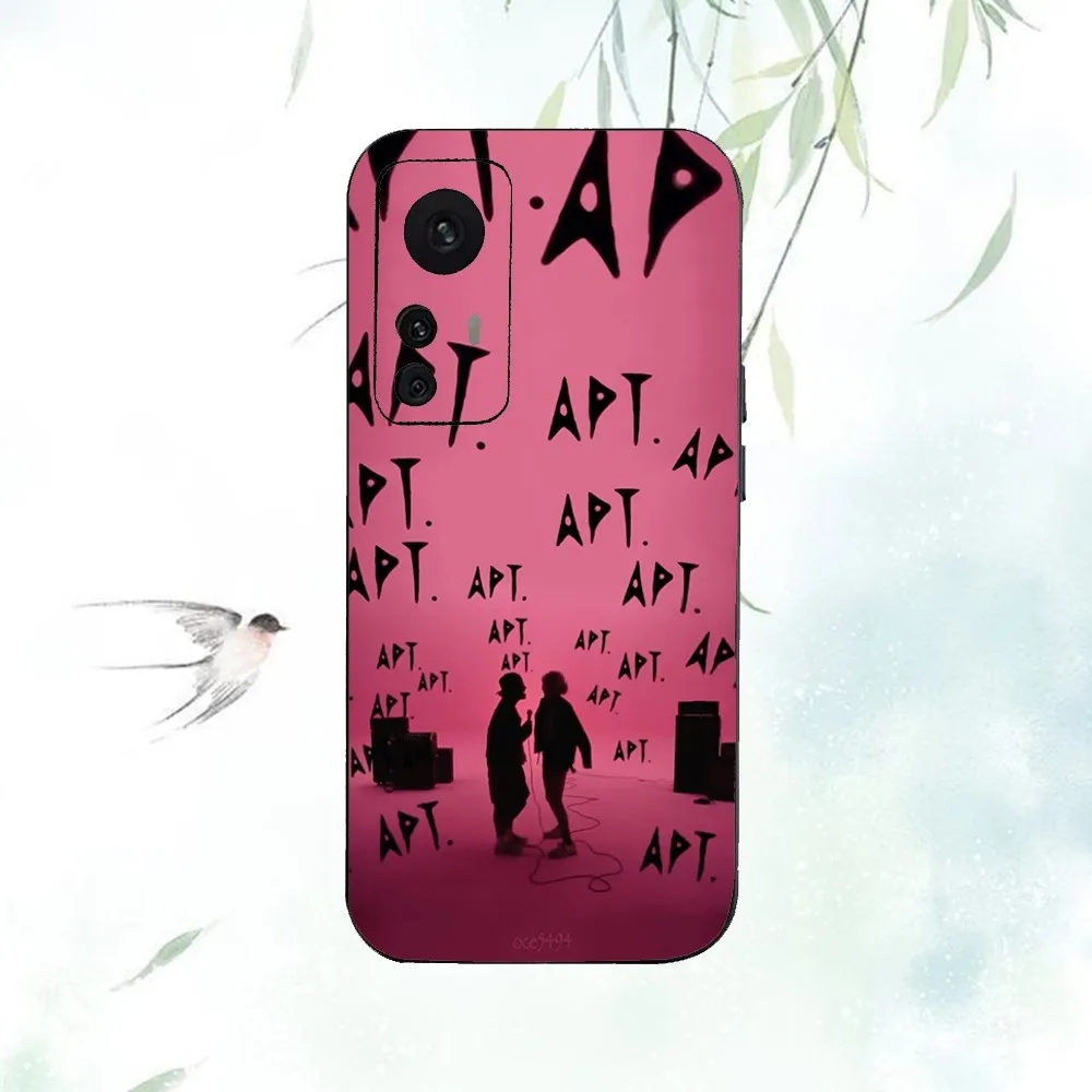 A-Apt_T R-Rose S-Singer BP Phone Case For Xiaomi 11 Redmi Note 11 5G 8T 9A 9 10T Note8Pro Note9 12SUltra Black Case