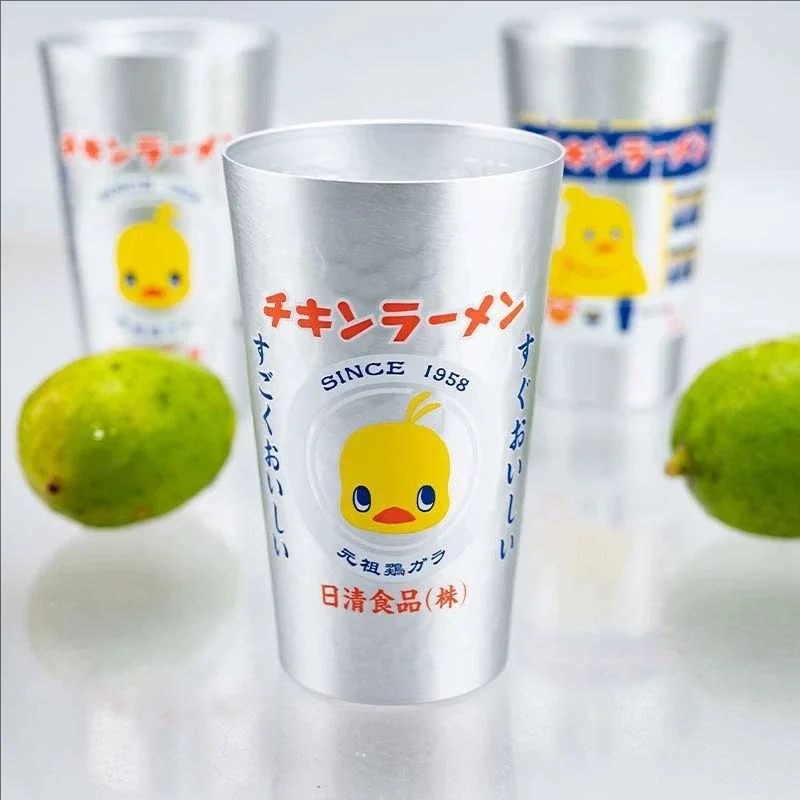 450ml Japanese Style Hammered Aluminum Beer Cup Retro Metal Mug Bar Coffee Drinkware