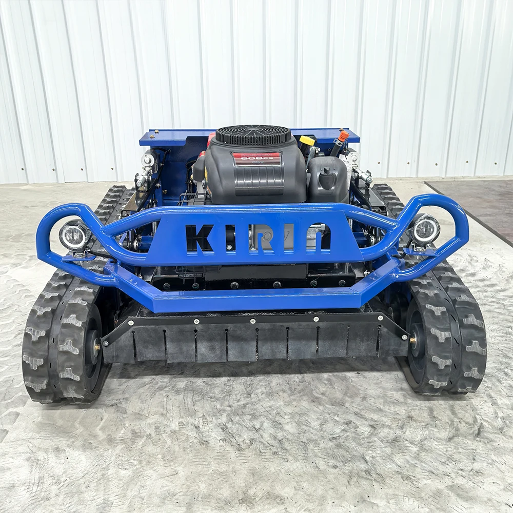 15HP L جزازة روبوت صغير قاطع غاز عرض القطع 800 مللي متر/1000 مللي متر/1200 مللي متر التحكم عن بعد الزاحف جزازة العشب
