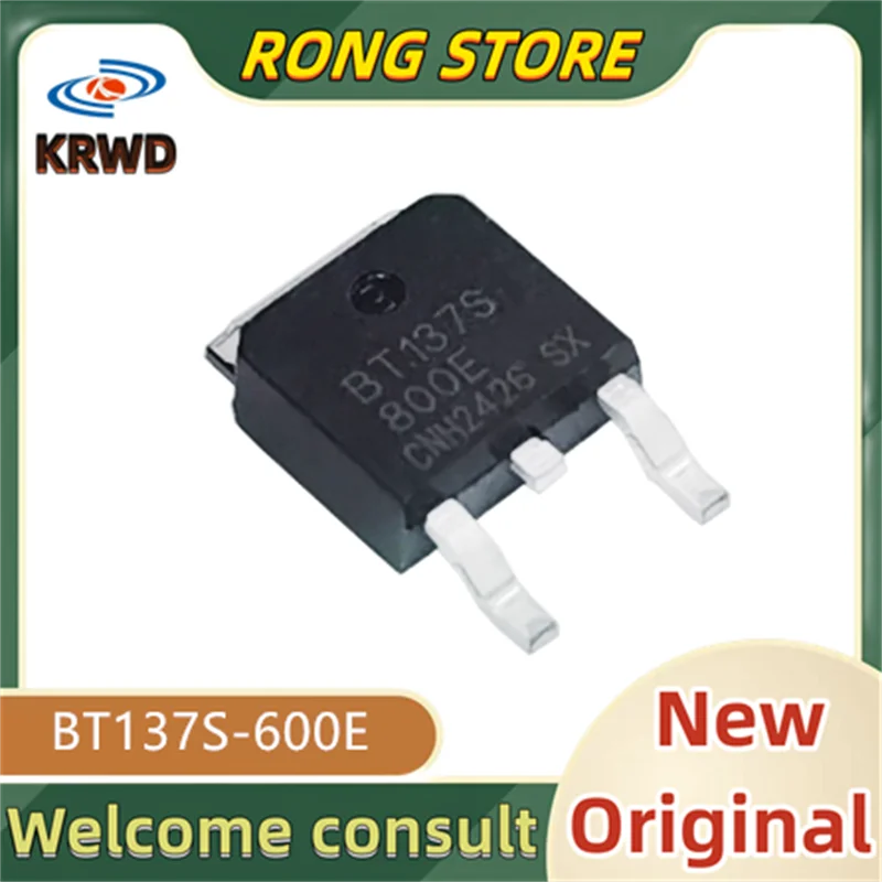 30PCS BT137S 600E  New Original Chip IC BT137S-600E BT137S  BT137 TO252
