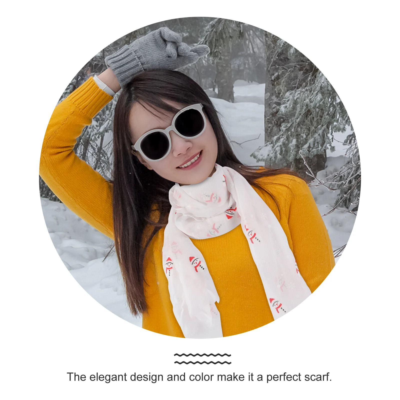 الأوشحة النسائية الموضة ندفة الثلج المطبوعة وشاح الطباعة شال الزفاف هدية المهرجان