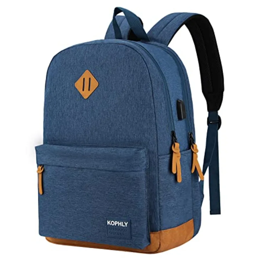 

Lightweight Laptop Backpack with USB Charging Port for Men and Women Double Layers Backpack for College Work Travel Casual