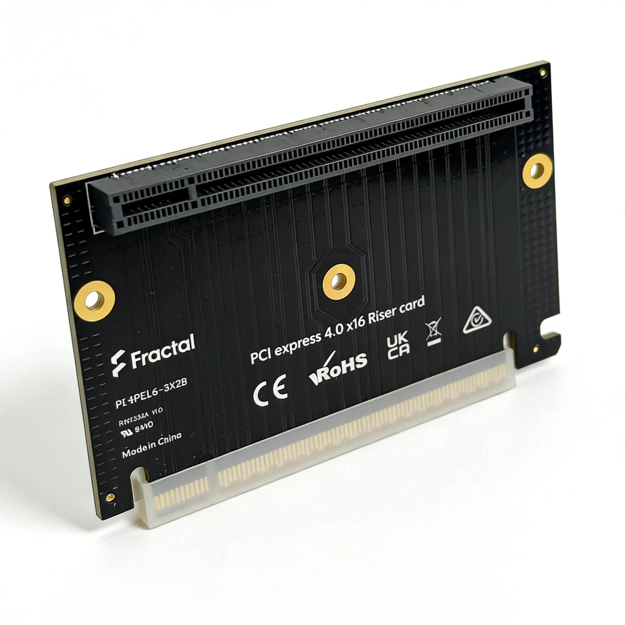 PCIe 4.0 X16 Riser Card PI4PEL6-3X2B | 90° Adapter for ITX/Small Form Factor Cases