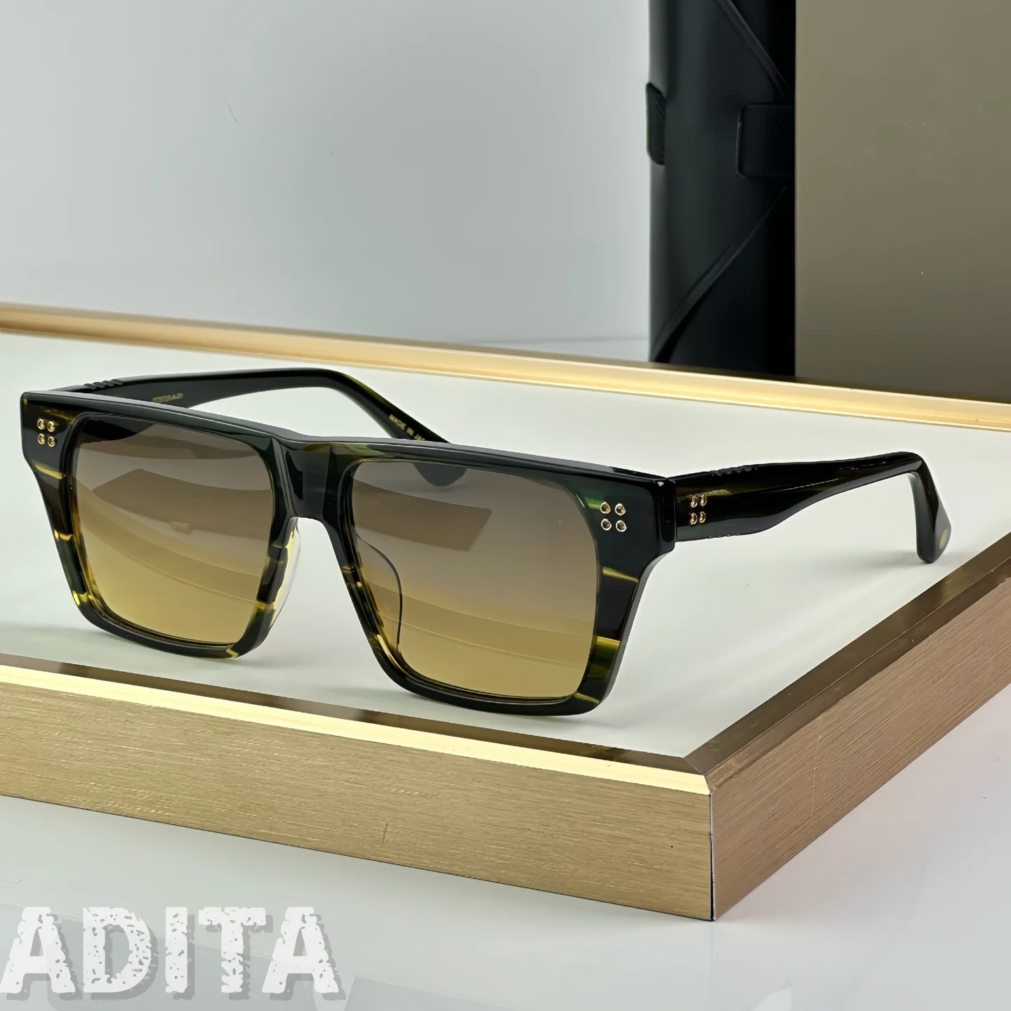 ADITA VENZYN DTS720 Top High Quality Sunglasses for Men Classic Women Luxury Brand Designer Fashion sun glasses UV400 With box - Image 3