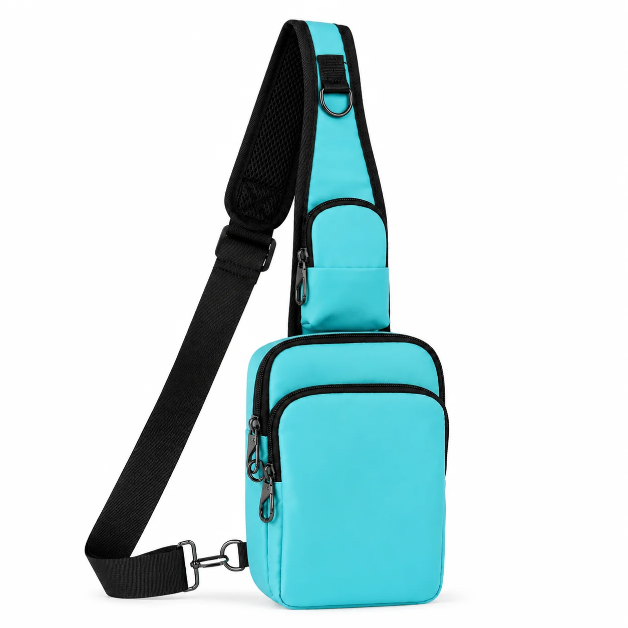 Modische Lässige RFID-Diebstahlschutz-Umhängetasche für Herren, Street-Sport-Brusttasche Einfache Leichte Schultertasche für Pendler