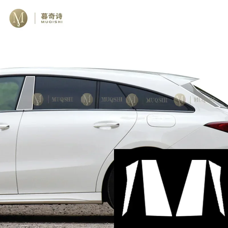 For Benz CLA C117 2019-2023 Car Exterior Body film B C Window pillar Scratch prevention Repair membrane TPU PPF Film Accessories