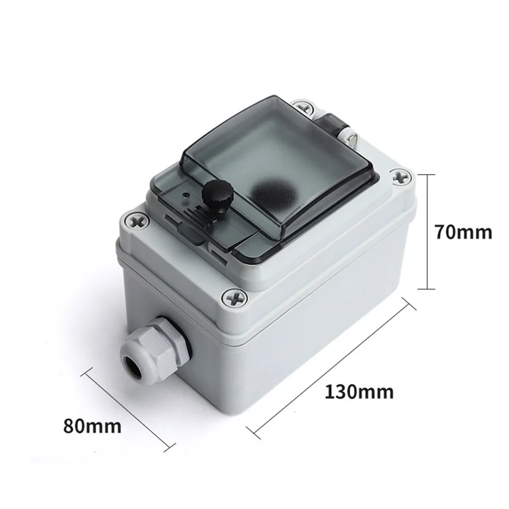IP66 Rated Outdoor Waterproof Control Box with Single Hole Button Enclosure and Leak Proof Switch Protection for Industrial Use