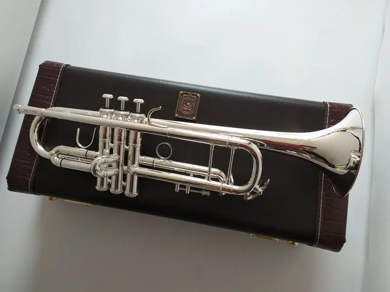 Stradivarius Trumpet AB-190S High quality New Trumpet silver plateds Gilding instruments Professional performance