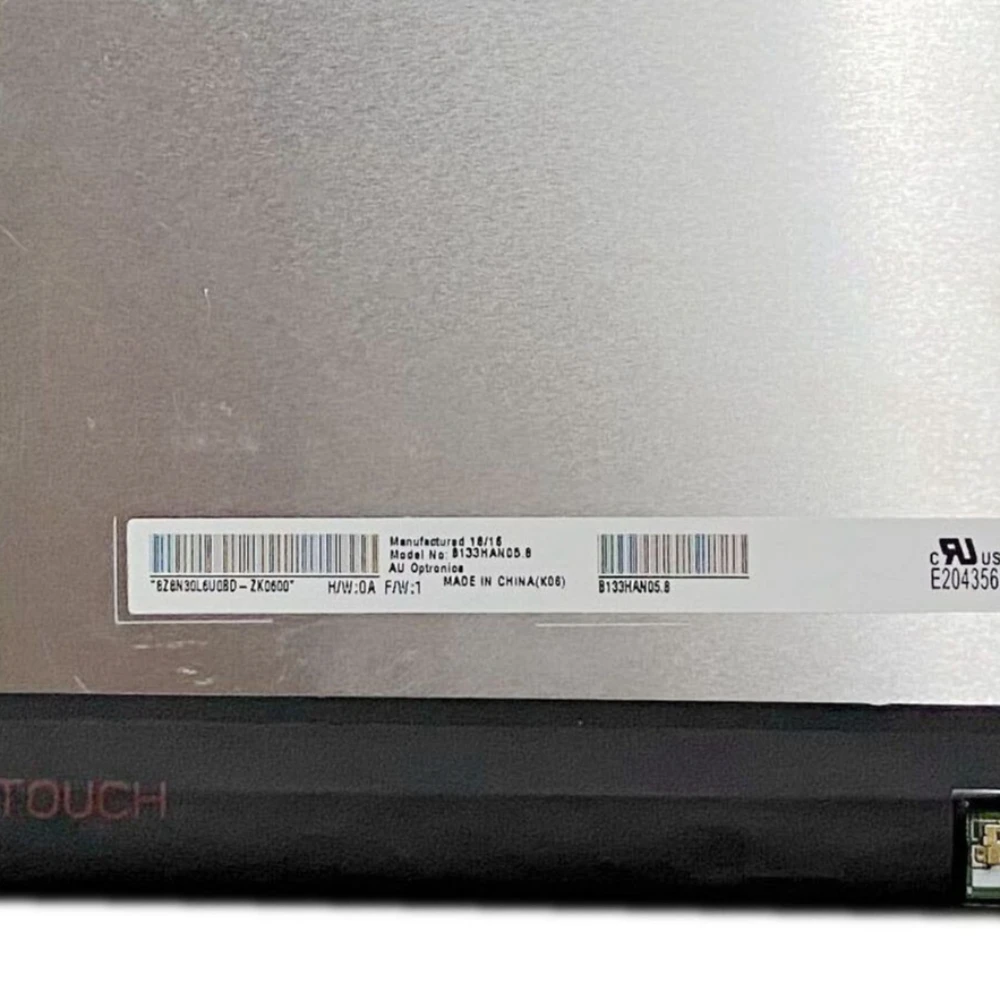 

B133HAN05.8 13.3" FHD For ASUS UX331U 1080p Replacement Display Matrix New EDP IPS LCD LED Screen