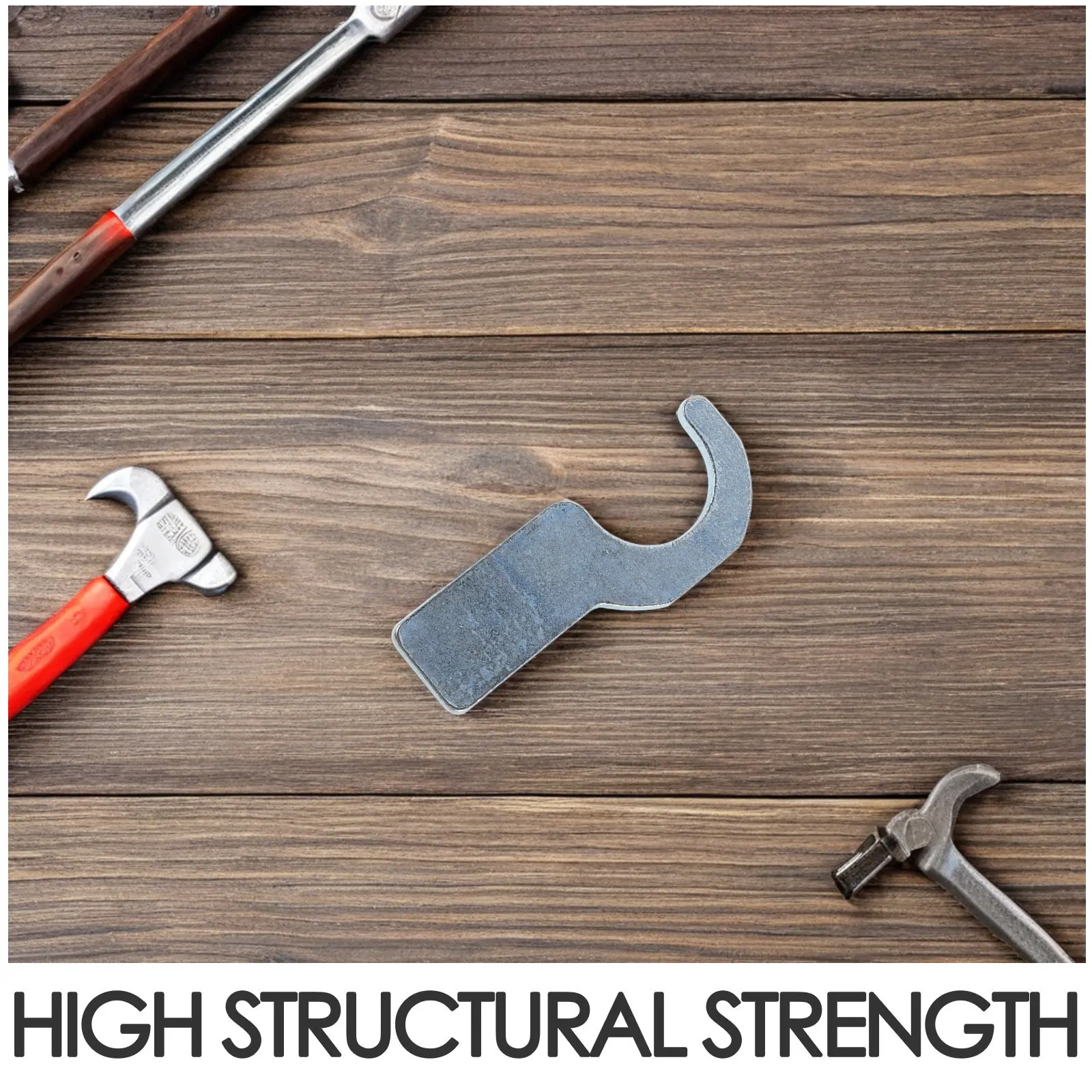 2Pcs Heavy Duty Scaffold Board Hooks Locking Scaffold Plank Safety Clamps Secure Construction Platform Accessories