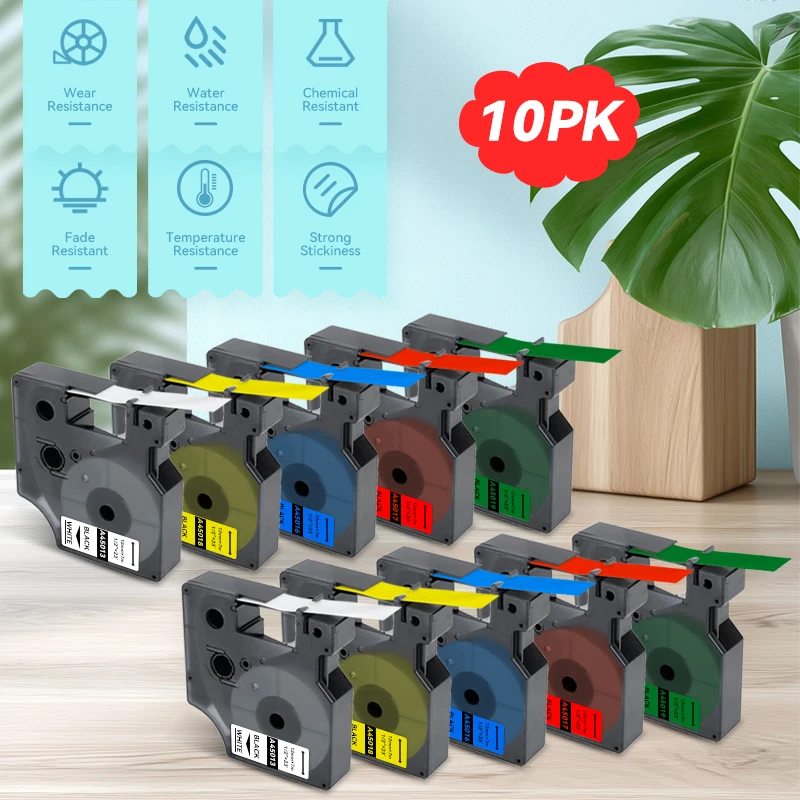 10pk-45013-45010-45018-label-for-dymo-d1-12mm-45016-45017-label-tape-45022-45023-45024-for-dymo-labelmanager-160-280-label-maker