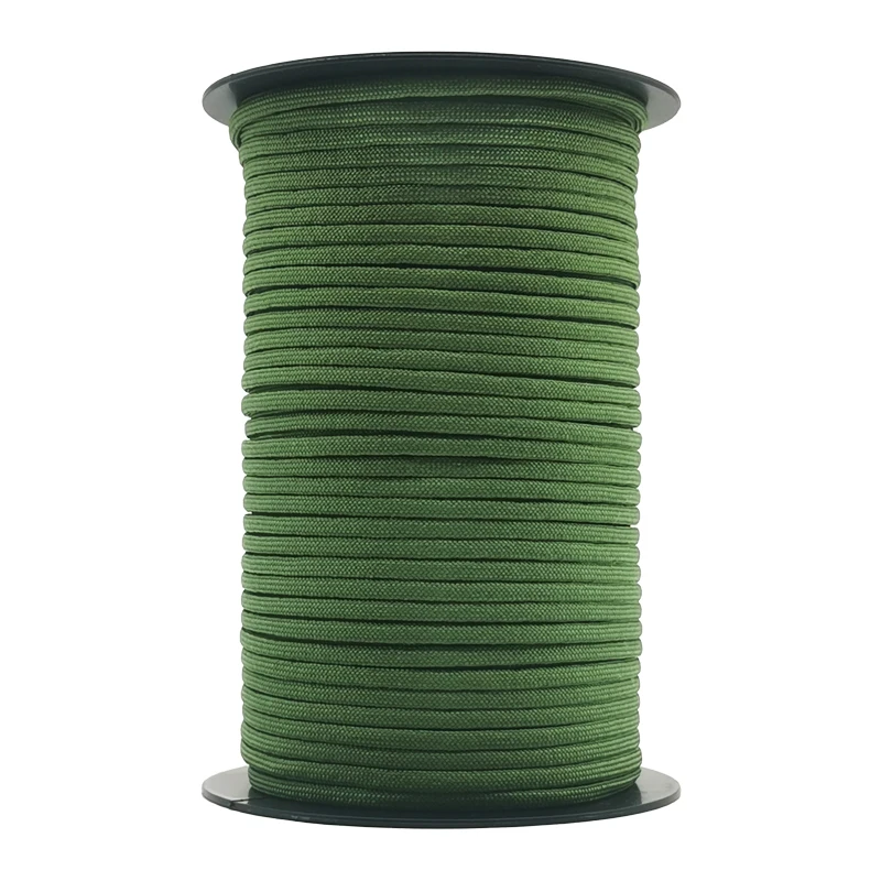 50/100M 7-adriges Fallschirmseil 550 4mm Outdoor Polyester Parachute-Seil Camping Überlebens-Zeltseil Gebündelte Wäscheleine – Detail 10