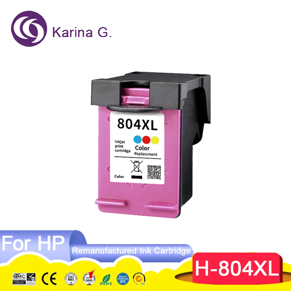 Imagem -05 - Remanufaturados Cor Inkjet Cartucho para Impressora hp hp Envy Foto Premium Preto Hp804xl 804 xl 6220 6222 7120 7820aio 7822