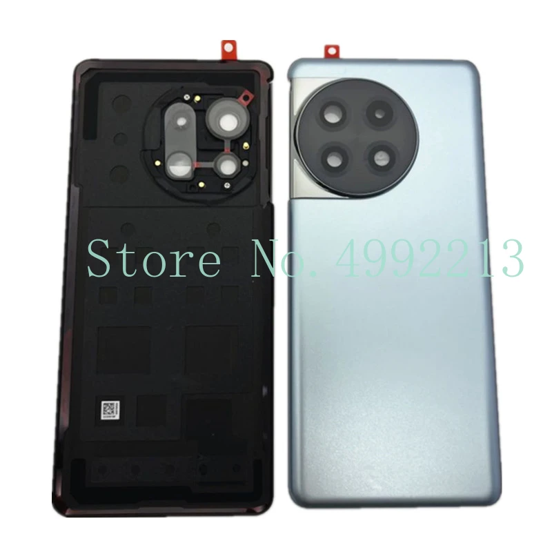 With Camera Lens Adhesive For OnePlus 11R / Ace 2  Battery Cover Glass  Solid Back Door Lid Rear Housing Panel Case