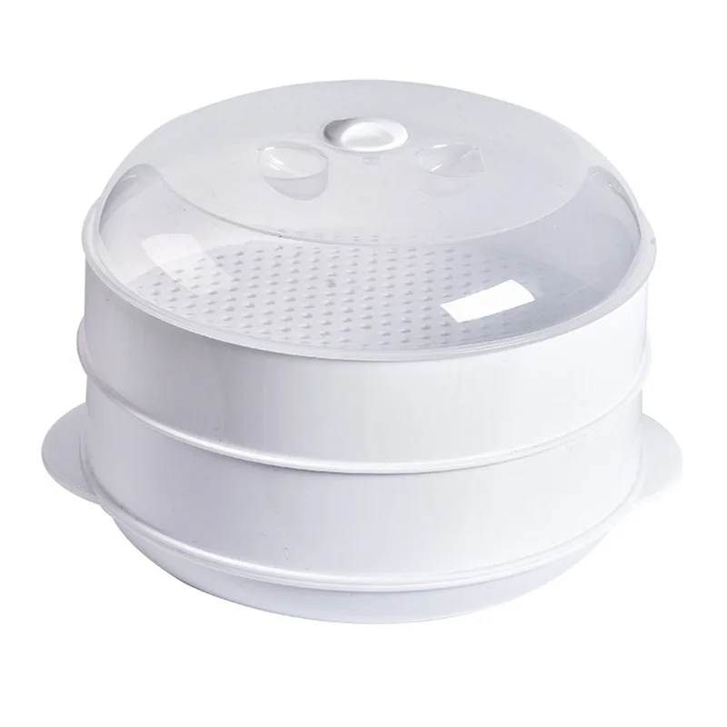 

oven steamer, creative kitchen steamed buns, dumpling heating with lid, steamer household, multi-layer plastic steamer