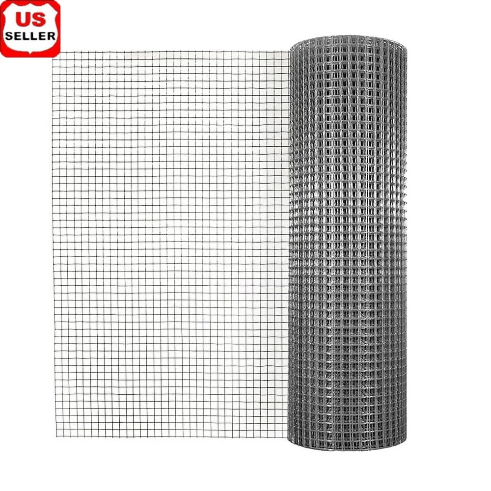 

24in H 25ft L Galvanized Steel Hardware Cloth 1/2in Openings Animal Containment Fences Home Maintenance Craft Projects