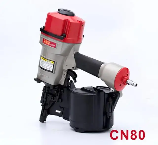 Pneumatic Coil Nailer CN55 CN70 CN80 Industrial Roofing Pneumatic Roll Nail Gun Siding Coil Nailer Gun Air Nail Gun 25-80mm