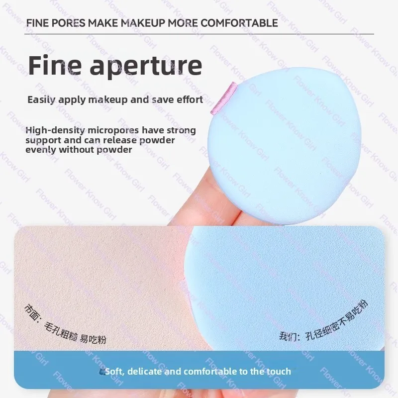Esponja de maquiagem YaoZhi para base líquida, esponja de mistura macia para creme BB/fonte de almofada, ferramenta de maquiagem profissional