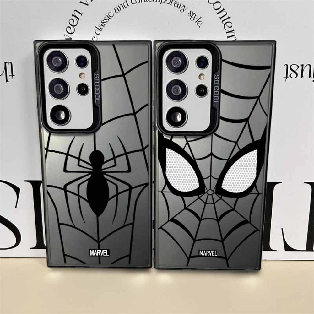 New Anime Spider-mans Cover For Samsung Galaxy S26 S25 Edge S24 S23 S22 S21 S20 FE Ultra Plus Colorful Phone Case
